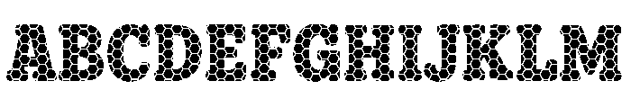 Football Slab Serif Font UPPERCASE