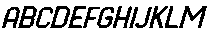 Football Stats Font UPPERCASE