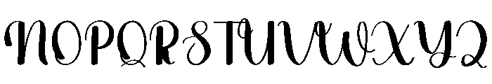 Football Yesterday Font UPPERCASE