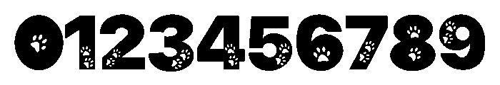 Footpaw Dog Font OTHER CHARS
