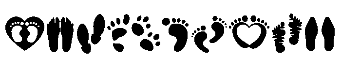Footprint Icon Set Font OTHER CHARS