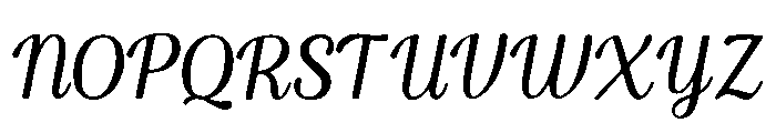 For_Love Font UPPERCASE