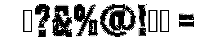 Force Safety Regular Font OTHER CHARS