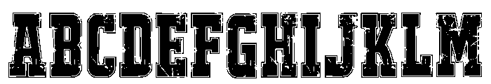 Force Safety Regular Font UPPERCASE