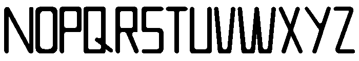 Forceless Font UPPERCASE
