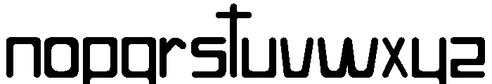 Forceless Font LOWERCASE