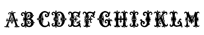 Ford Regular Font UPPERCASE