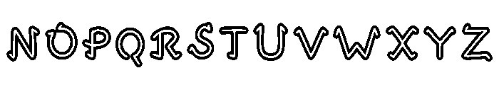 Fordacutieoutline Regular Font UPPERCASE