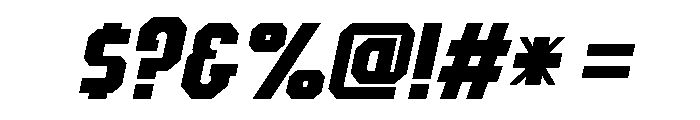 Forest Foundry Italic Font OTHER CHARS
