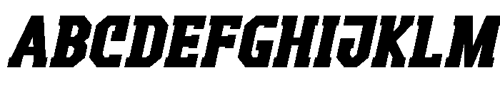 Forest Foundry Italic Font UPPERCASE