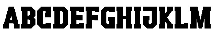 Forest Foundry Font UPPERCASE