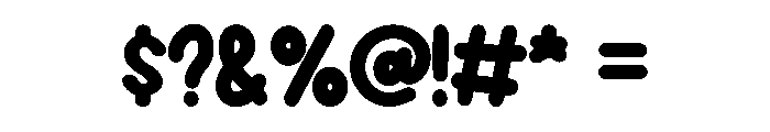 Forever Collage Regular Font OTHER CHARS
