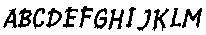 Forever_Halloween Font UPPERCASE