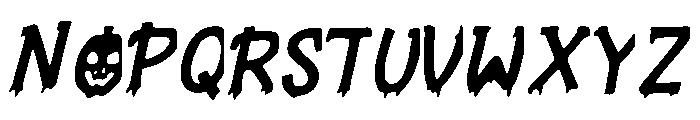 Forever_Halloween Font UPPERCASE