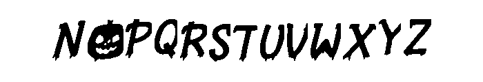 Forever_Halloween Font LOWERCASE