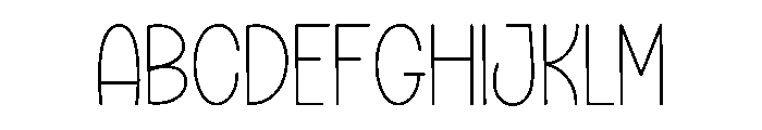 Forever Handmade Font UPPERCASE