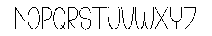 Forever Handmade Font LOWERCASE