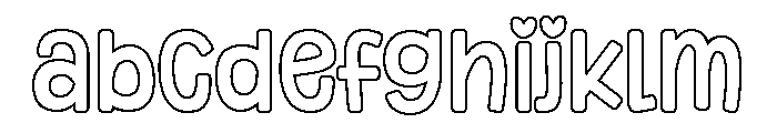 Forever Humble Outline FONT