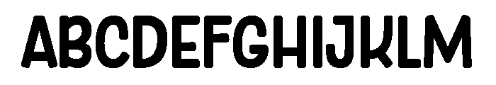 Forever Humble Regular Font UPPERCASE