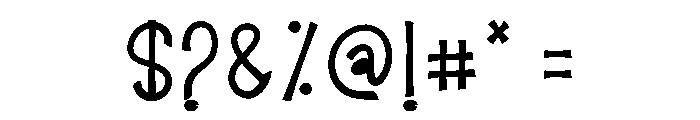 Forever Humble1 Font OTHER CHARS
