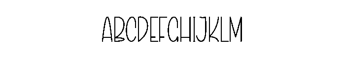 Forever Wonderful Font UPPERCASE