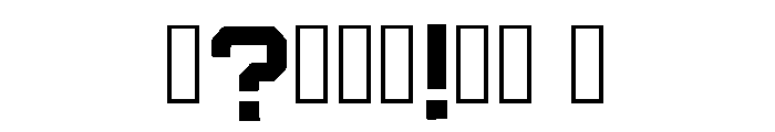 Forfi Regular Font OTHER CHARS