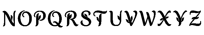 Forge Regular Font UPPERCASE
