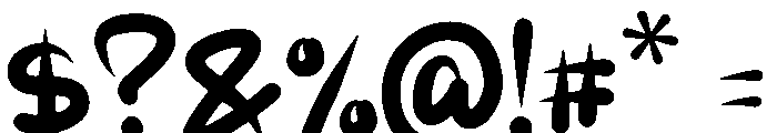 Forge Zone Font OTHER CHARS