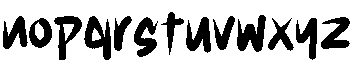 Forge Zone Font LOWERCASE
