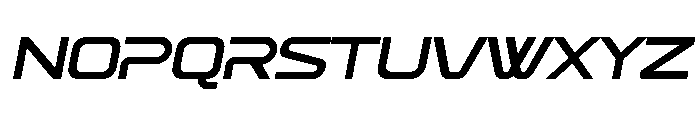 ForgeX Italic Font LOWERCASE