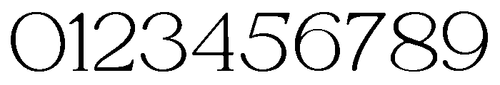 Forginty Thin Expanded Font OTHER CHARS