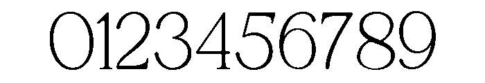 Forginty Thin Font OTHER CHARS