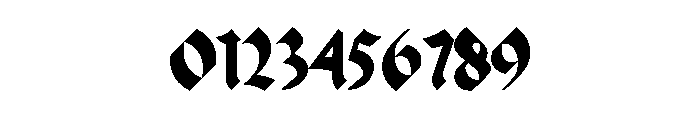 Forgore Regular Font OTHER CHARS