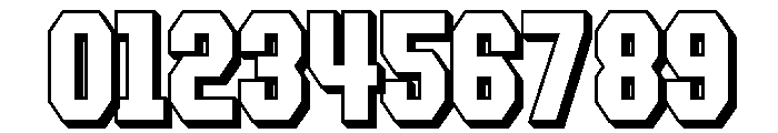 Forluten Bold Extrude Font OTHER CHARS