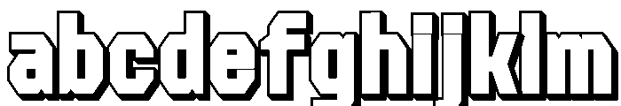 Forluten Bold Extrude FONT