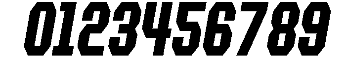 Forluten Bold Italic Tall Font OTHER CHARS