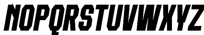 Forluten Bold Italic Tall Font UPPERCASE
