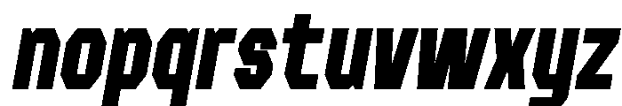 Forluten Bold Italic Tall Font LOWERCASE