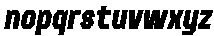 Forluten Bold Italic Font LOWERCASE