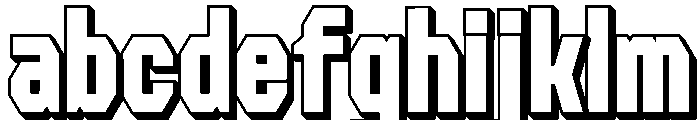 Forluten Bold Tall Extrude FONT