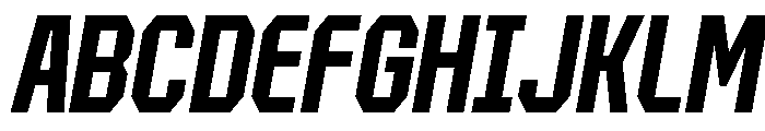 Forluten Italic Font UPPERCASE