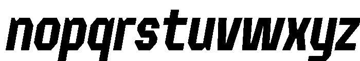 Forluten Italic Font LOWERCASE