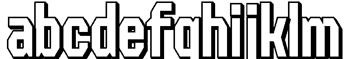 Forluten Tall Extrude FONT