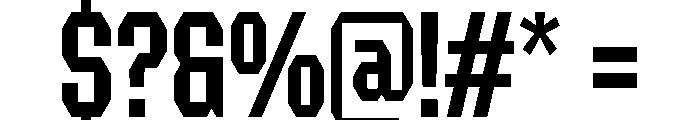 Forluten Tall Font OTHER CHARS
