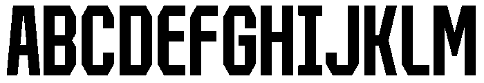 Forluten Tall Font UPPERCASE