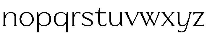 Formal Stylish Regular Font LOWERCASE