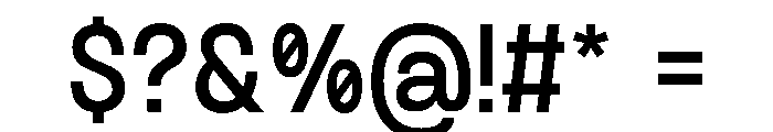 Formatic Regular Font OTHER CHARS