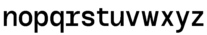Formatic Regular Font LOWERCASE