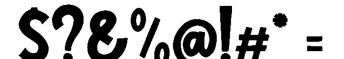 Formelo Sketchy Solid Font OTHER CHARS