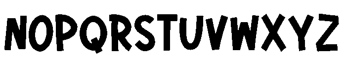 Formelo Sketchy Solid Font UPPERCASE